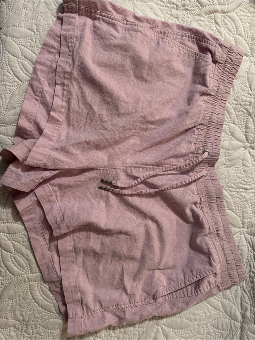 GAP Light Pink Athletic Drawstring Shorts